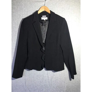 Womens Calvin Klein Blazer Suit Jacket Stretch Professional Business Career Work